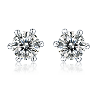 新月及灿星珠饰挂钩耳环